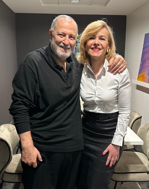 محاور المشاهير عدنان الكاتب في لقاء حصري مع باربرا لافيرنوس نائبة الرئيس التنفيذي في LOREAL